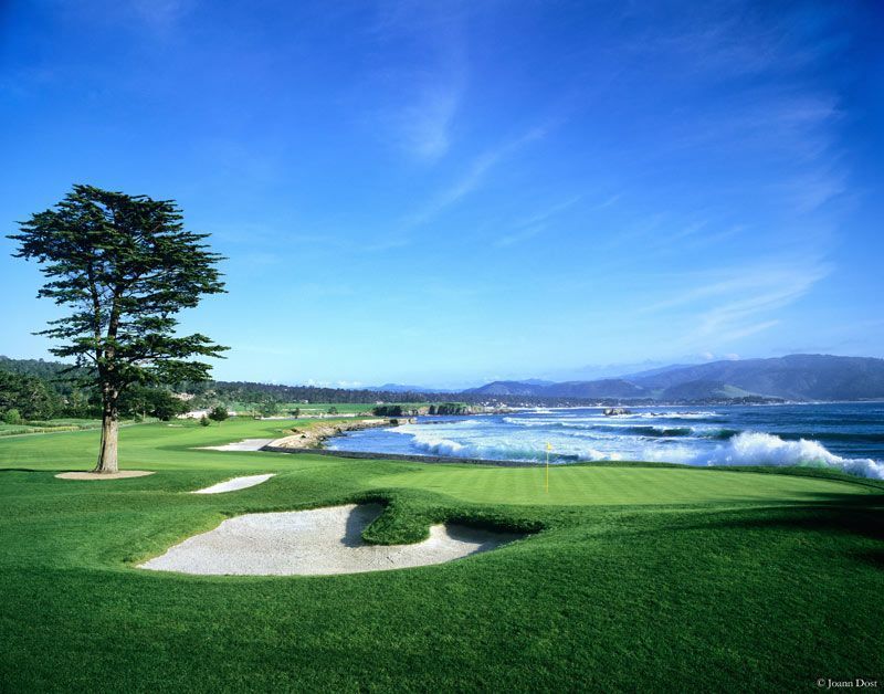 Pebble Beach Golf Links Hole 18 (c) Joann Dost Pebble Beach Golf Links Hole 18 (c) Joann Dost